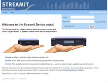 Tablet Screenshot of devices.streamit.eu